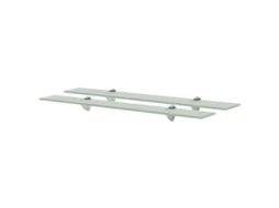 Vidaxl Prateleiras Flutuantes 2 Pcs Vidro 70x20 Cm 8 Mm