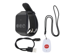 Relógio Multifuncional Sem Fio Com Campainha Vibratória Para Chamadas De Pacientes Idosos, Sistema De Chamada Para Idosos E Botões Sem Fio Para C