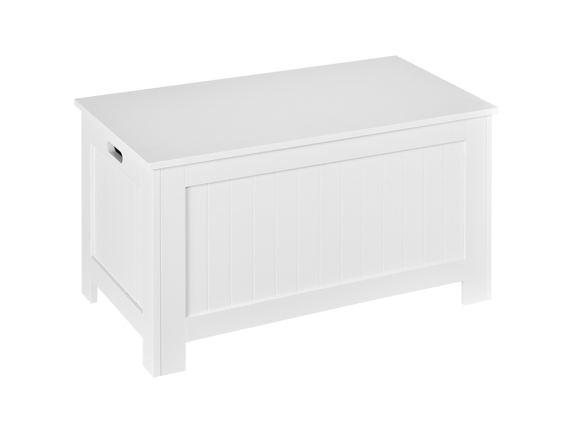 Armário de Banheiro ZACHARY com 2 gavetas, design anti tombamento (43x34x77 cm) branco