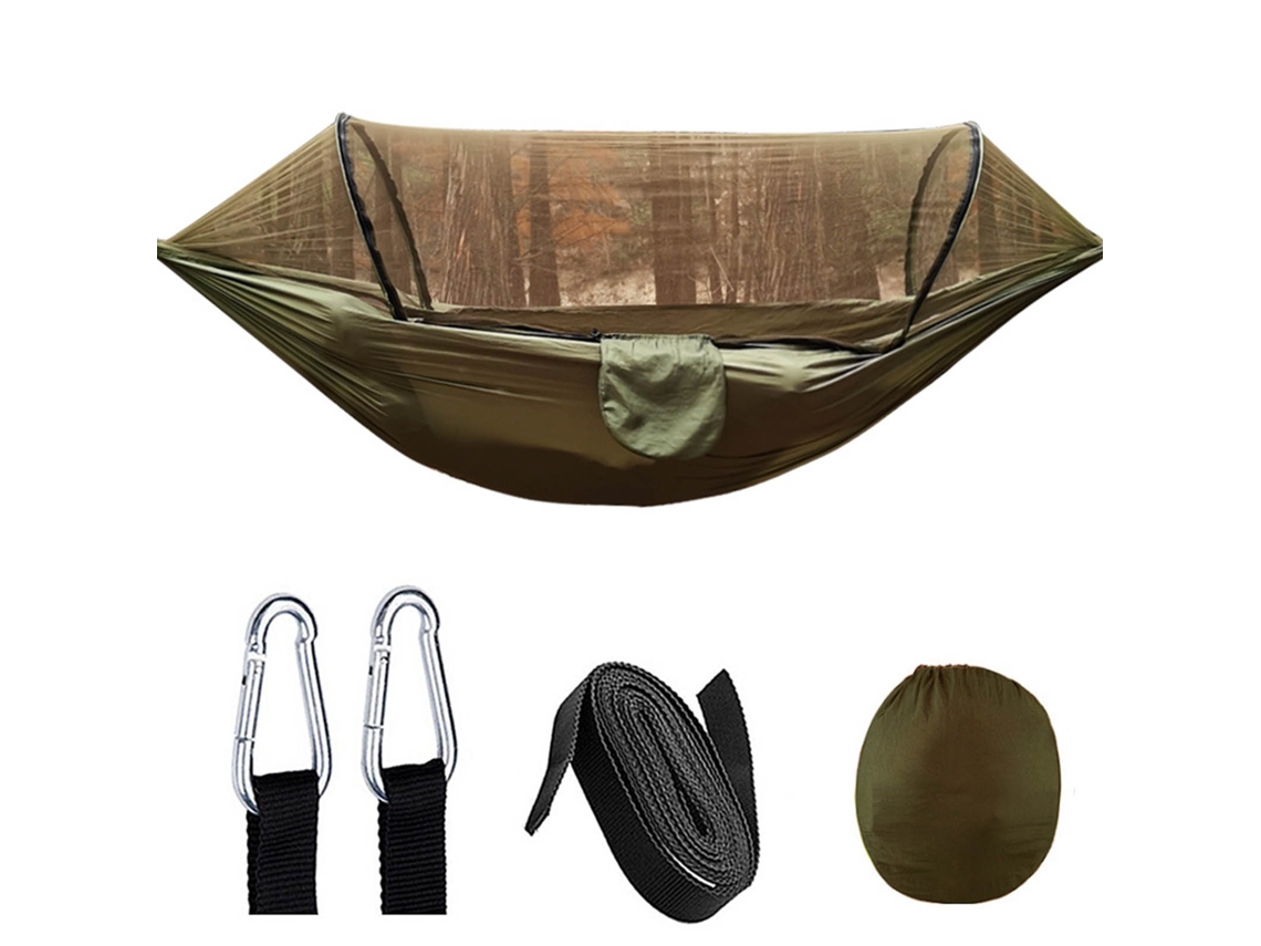 Hammock de Camping com Mosquiteiro Od Green