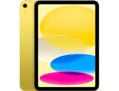 iPad APPLE (10.9'' - 256 GB - Wi-Fi+Cellular - Amarelo)