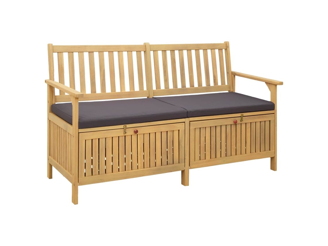 Vidaxl Banco De Arrumação 2 -seater 148 X 63 X 84 Cm Retangular