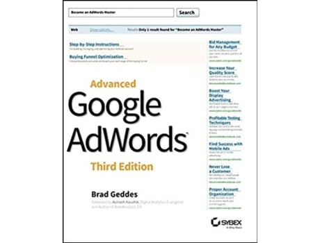 Livro Advanced Google AdWords de Brad Geddes (Inglês)