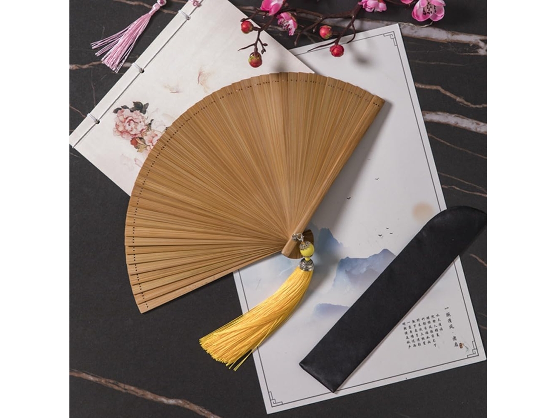 Éventail Flexível Clássico Para Mulheres, Estilo Chinois, Decoração De Interiores, Acessórios Fotográficos