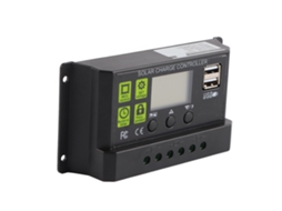 Controlador De Carga Solar Pwm Com Display Digital, Auto-verificação E Regulação Inteligente 10a