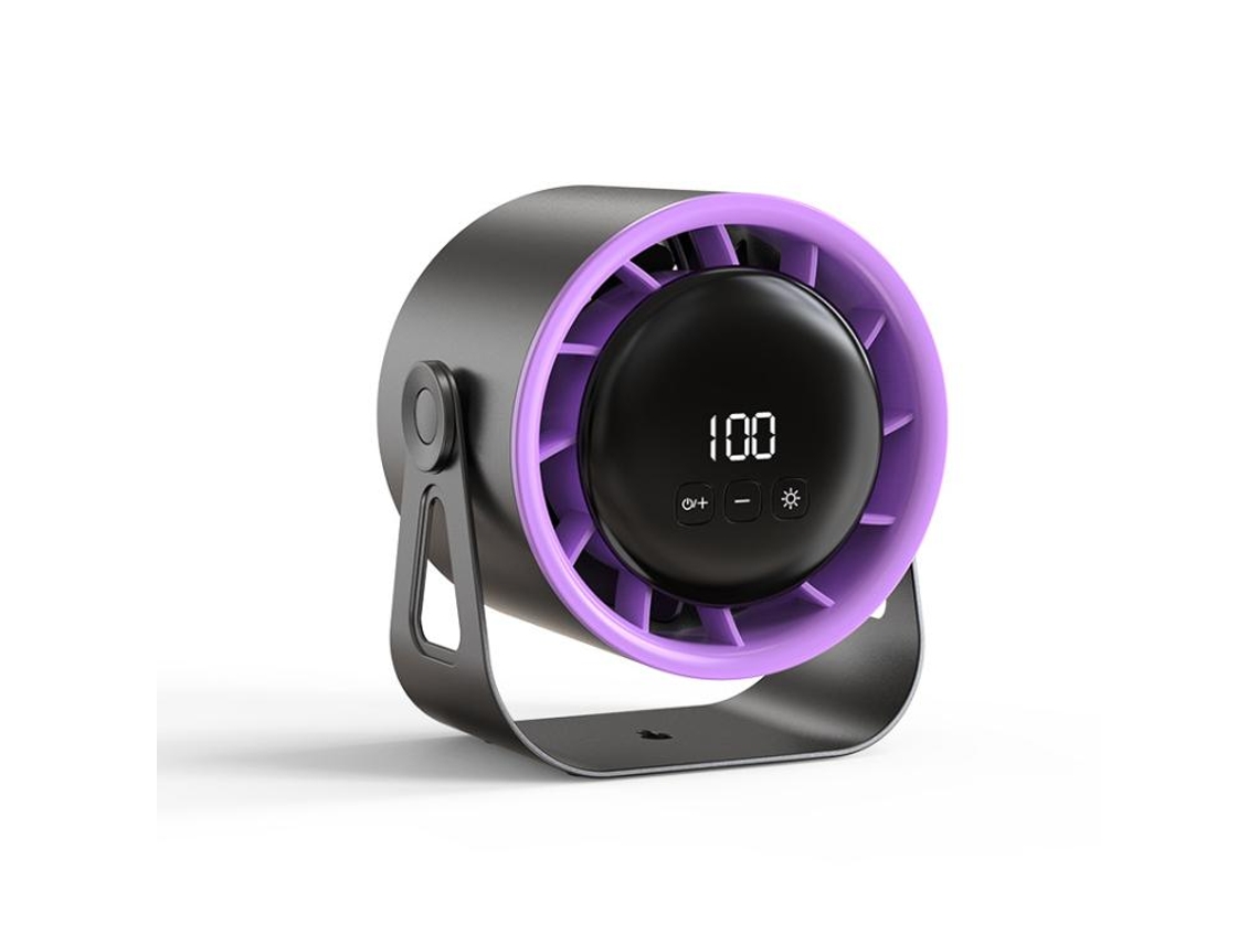 Ventilador Turbo de Circulação 100 Velocidades Recarregável Display Digital Mesa / Parede XIAOMOYU