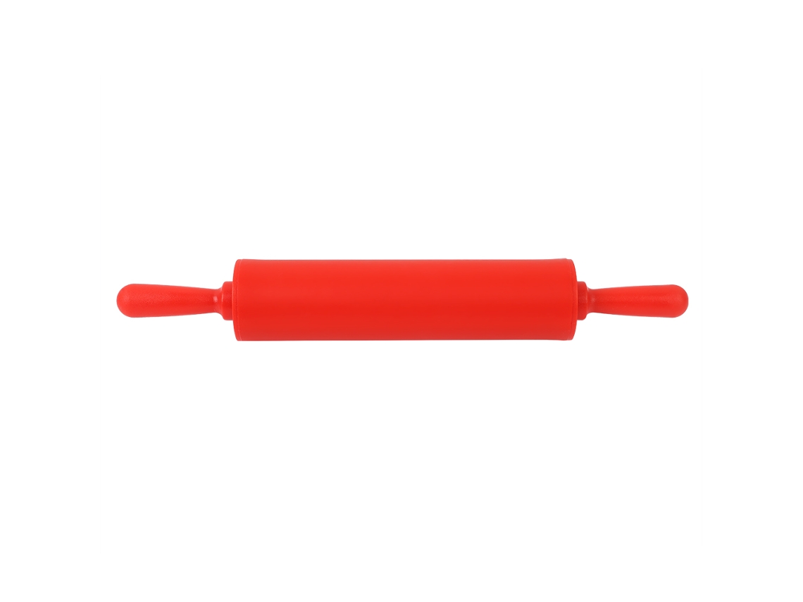 Rolo de Massa de Silicone Colorido para Biscoitos e Pães Resistente a 230°c Vermelho
