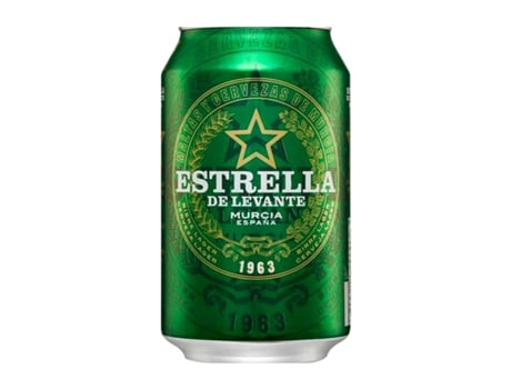 Cerveja ESTRELLA DE LEVANTE Lata (0.33 L - 24 Unidades)