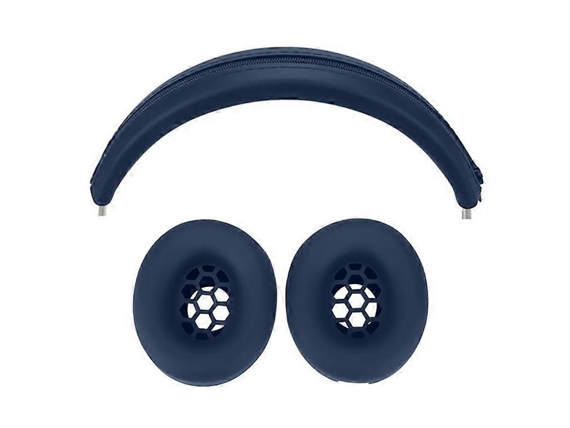 Para Fones De Ouvido Beats Studio Pro, Conjunto De Almofadas De Silicone Capa Para Faixa De Cabeça, Azul Profundo Chennnls