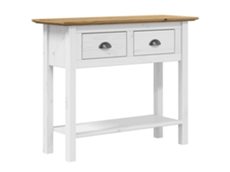 Console Table, Console Tables Vidaxl Marrom Madeira De Pinho (n/a)