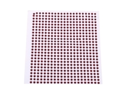 Olhos de Isca 3d 3mm Vermelhos com Adesivo Forte