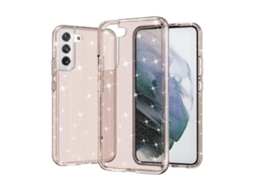 Capa Protetora À Prova De Choque Estilo Terminator Com Glitter Em Pó Para Samsung Galaxy S22 5g