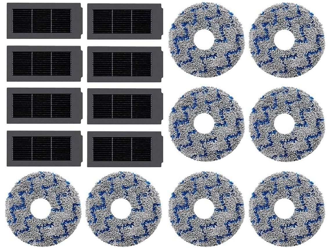 Panni E Filtri Lavabili In Microfibra Per Aspirapolvere Ecovacs Pro