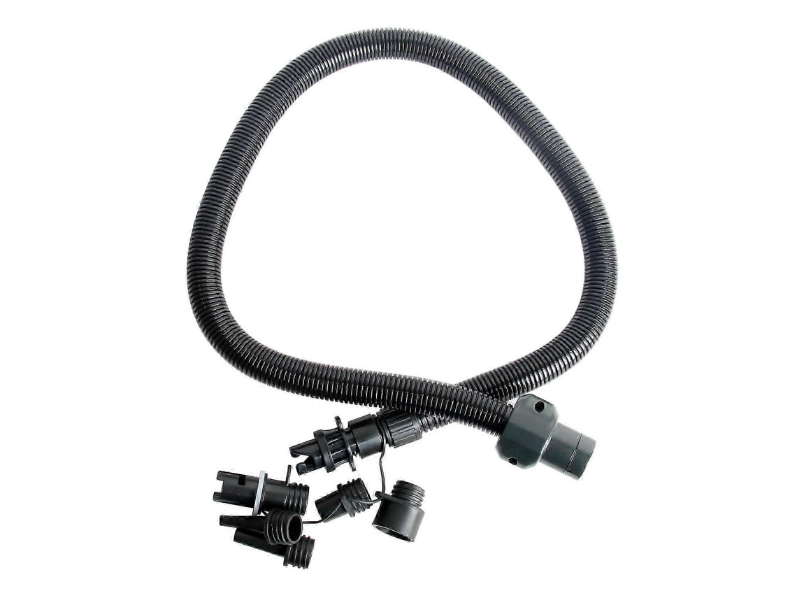 Mangueira Para Bomba De Ar Elétrica, 110 Cm, Plástico, Preto, 5 Bicos