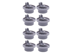 Conjunto de 8 Rodízios Inferiores de Reposição para Lava louças, Código 165314, Peça de Reposição 420198 Ap2 AQUAFORGE