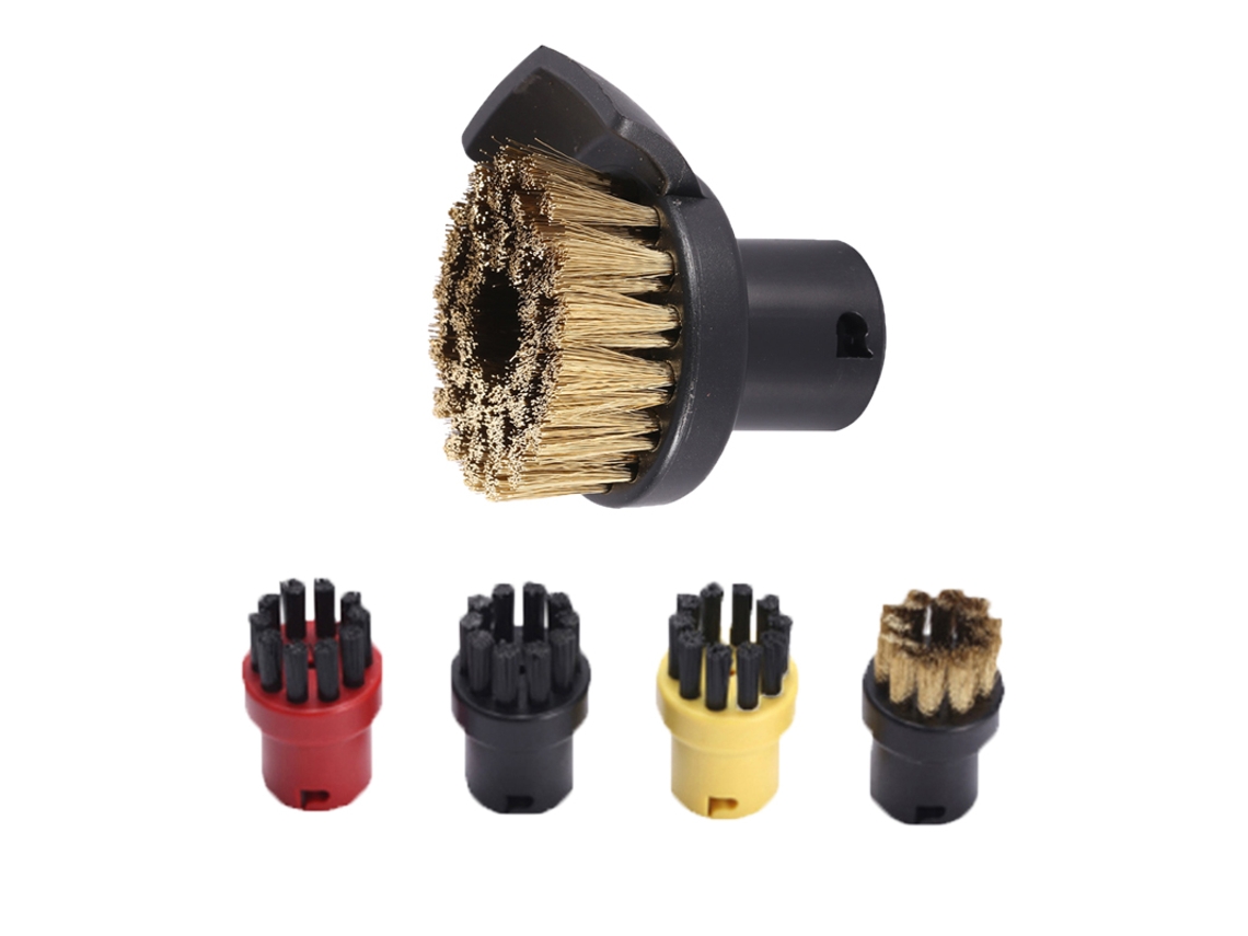 Acessório para Aspiradores KARCHER 1 escovas redondas escova cobre vapor sc series sc1sc2sc3sc4sc5