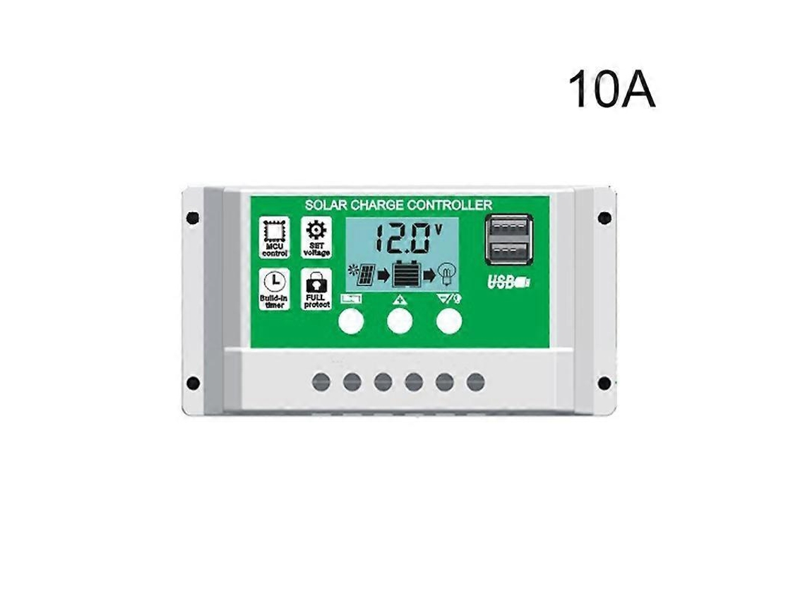 Controlador De Carga Solar Inteligente Com Painel Solar Usb Duplo De 10a A 60a Olysi Shop