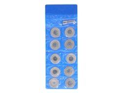 10 Pçs Disco De Corte Diamante Fino Com Vara Roda De Esmeril Redonda Para Madeira Metal Pedra 30mm/1.2in