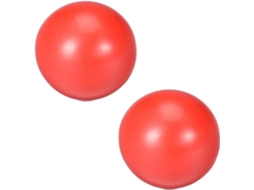 2 Peças . Botão Esférico Duroplast M8 com Rosca Interna para Alça de Máquina , 25 Mm Vermelho CHABERLU