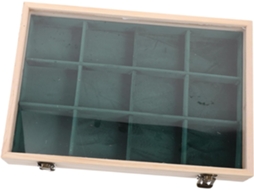 Caixa Organizadora De Joias Com Suporte Para Colares E Anéis, Tampa Transparente, Material Resistente...