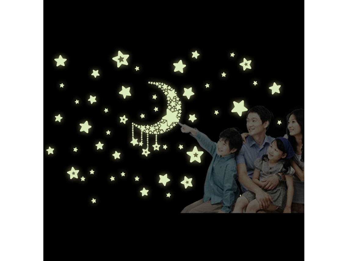 Stickers Luminosos Laxiscreed Para Decoração Infantil Fácil De Aplicar E Decorar Quartos Das Crianças