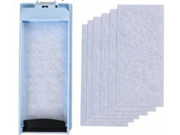 Funil De Drenagem Para Máquina Lavar Roupa (kit 3 Peças): Bandeja Coletora, Defletor E Porca Para Limpeza Dos Filtros Fiapos.