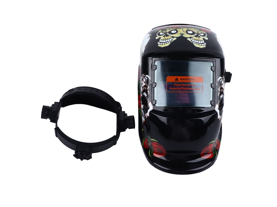 Capacete De Solda Automático Com Visão Ampla Solar E Ajuste De Escuridão Para Soldador Tig