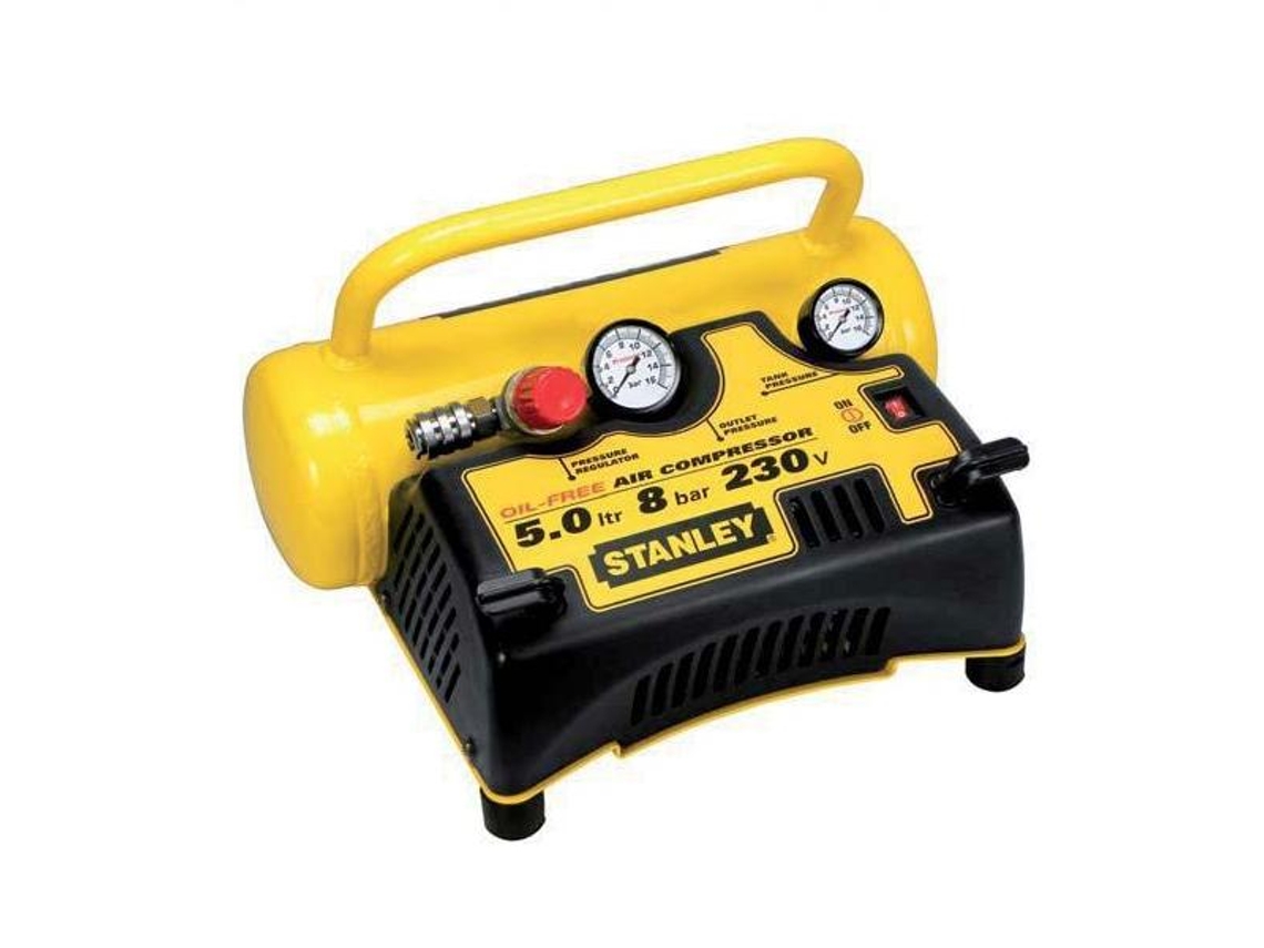 Compressor sem óleo 5l 8bar 55l/min Stanley