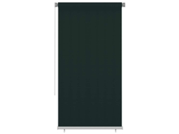 Vidaxl Estore De Rolo Para Exterior 125 (l) X 230 (a) Cm Verde-escuro Hdpe