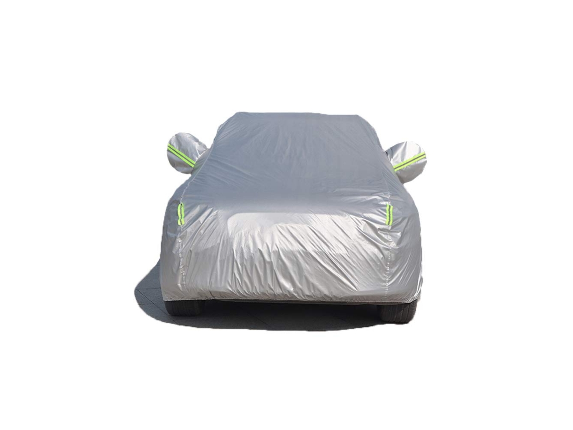 Capa de proteção solar para carro SUV, Prateada - Impermeável, Antipoeira e Antigranizo, Isolamento térmico para 5,3x2,0x1,5m