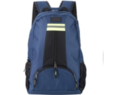 Mochila dupla para ferramentas, resistente à água, em tecido Oxford, com diversos compartimentos para organização das ferramentas.