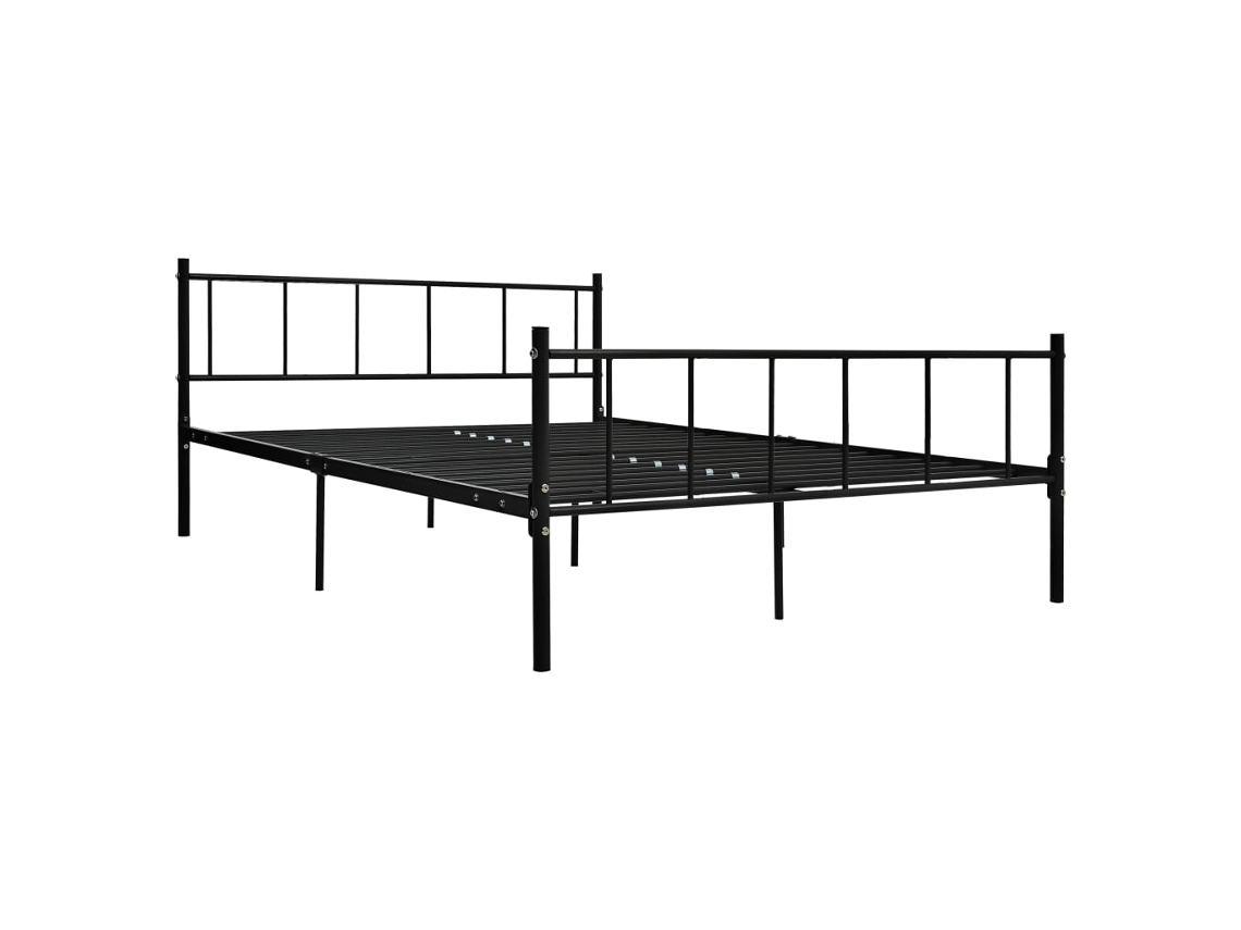 Estrutura de Cama 180x200 Cm Metal Preto MAISON EXCLUSIVE