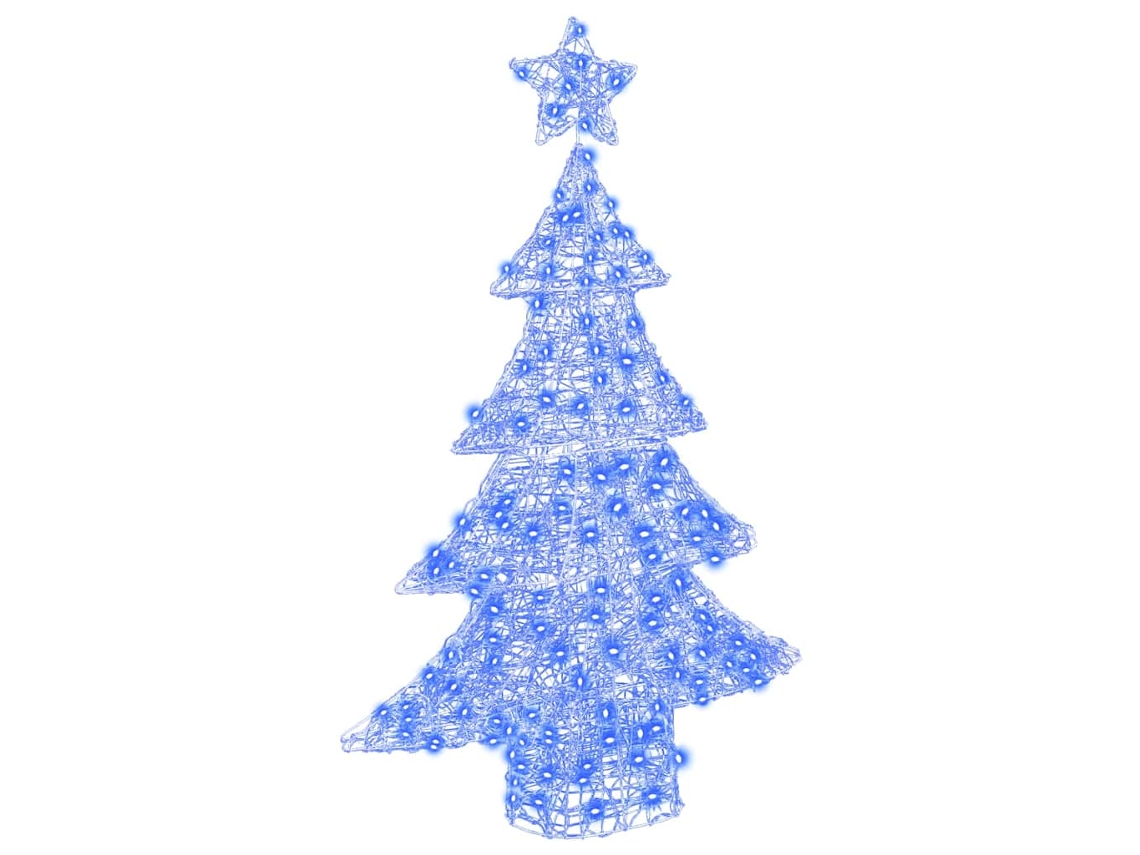 Conjunto 1 Decoração De Natal Vidaxl Azul Acrílico (120 Cm)