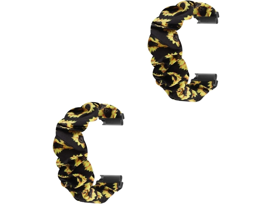 2 Pulseiras Tecido GOKOCO Estilo Scrunchie Para Smartwatch