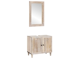 Vidaxl Conjunto De Móveis Para Banheiro 2 Unid. Branco 62 X 33 X 58 Cm