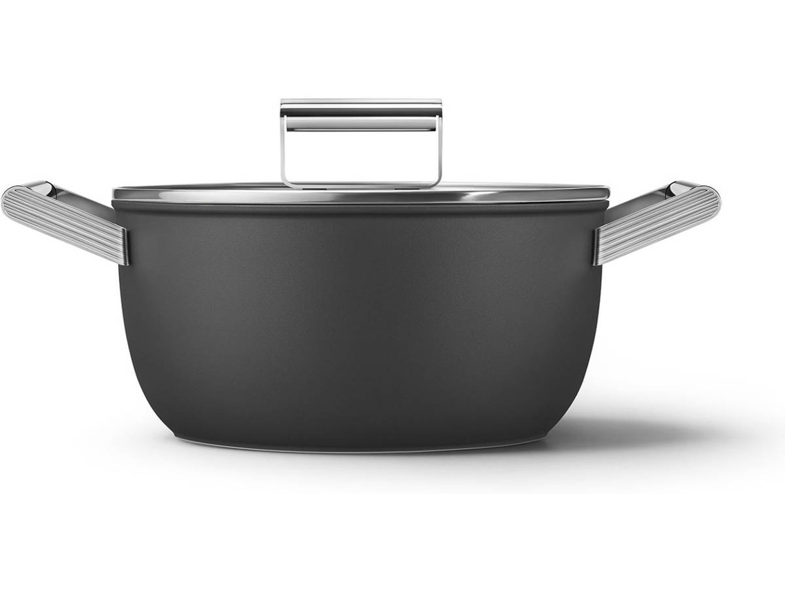 Caçarola SMEG CSF2412BLM Preta (24 CM)