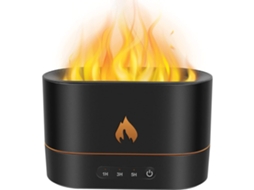 VVJIJILLY Intensificador De Aroma, Difusor De Óleos Essenciais Com Modos De Chama Vermelha E Chama Azul, Vibrações Ultrassônicas Para Fusão De Fogo Frio, Efeito
