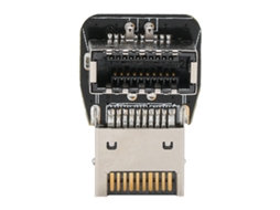Conector Interno Do Painel Frontal Adaptador De 90 Graus Type-e Para Usb3.1 10g Type-c