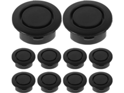 Pacote Com 10 Tampões Impermeáveis Para Furos De Radar De Ré Em Para-choques De Carros, 25-26 Mm
