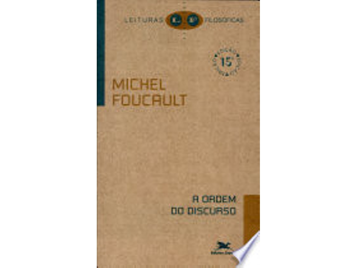 Livro Ordem do Discurso, A de Michel Foucault (Português do Brasil)