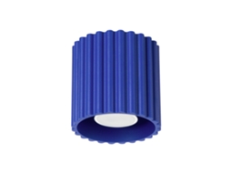 Candeeiro De Teto Aura De Alumínio Ultramarino 10x10x10cm Sollux Lighting