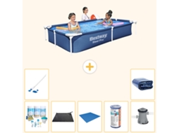 Bestway Piscina Bestway Steel Pro Retangular - 221x150x43 Cm - 8-peças S21521