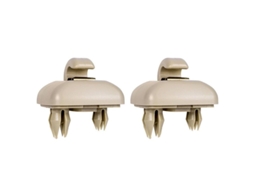 2 Peças Suporte De Visera Solar Abs Para A3 A4l A5 A6l A7 Q5 Q3 Oe 8u0857562a 8e0857562
