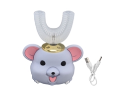 Escova Infantil U Silicone Usb 5 Modos Roxo S/MARCA