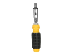 Laxiscreed Chave De Torque Rápido Com Magnética E Porta-bits De 5 Posições Para Reparações Fáceis