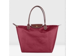 Bolsa de Compras Feminina Clássica de Cor Sólida, em Tecido Oxford, Nylon, Dobrável, para Ombro Ou para Guardar Objetos. GOKOCO