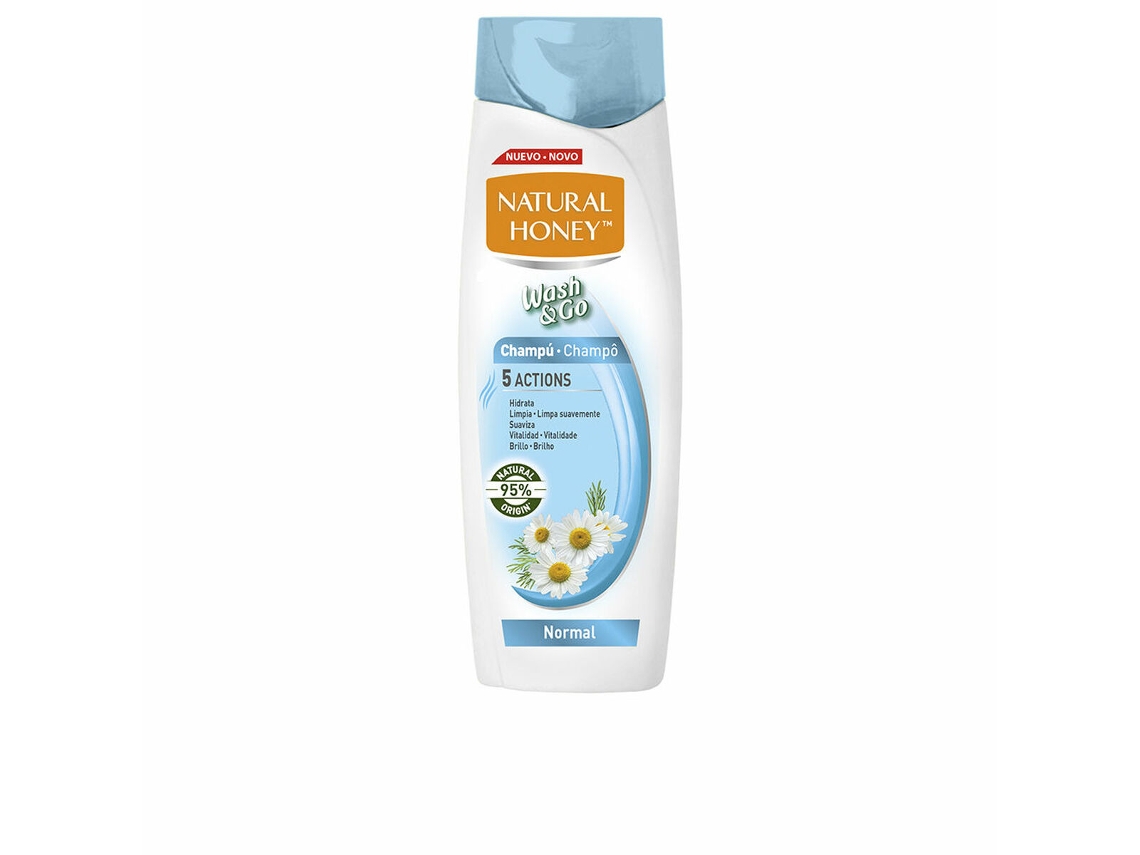 Champô Natural Honey Wash Go 400 Ml