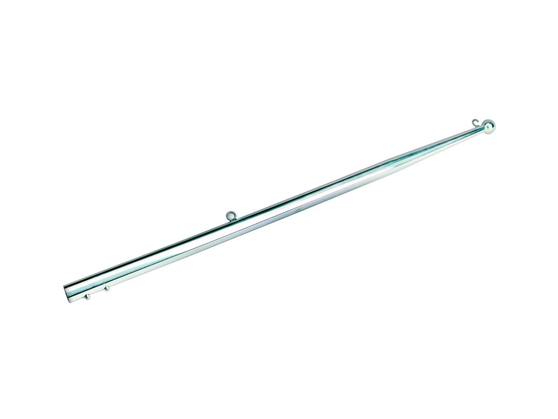 Mastro de Bandeira de Aço Inoxidável Prateado 750 Mmoem Marine