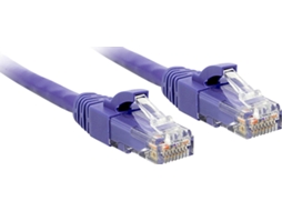 Cabo de Rede LINDY (RJ45 - 30 cm - Roxo)