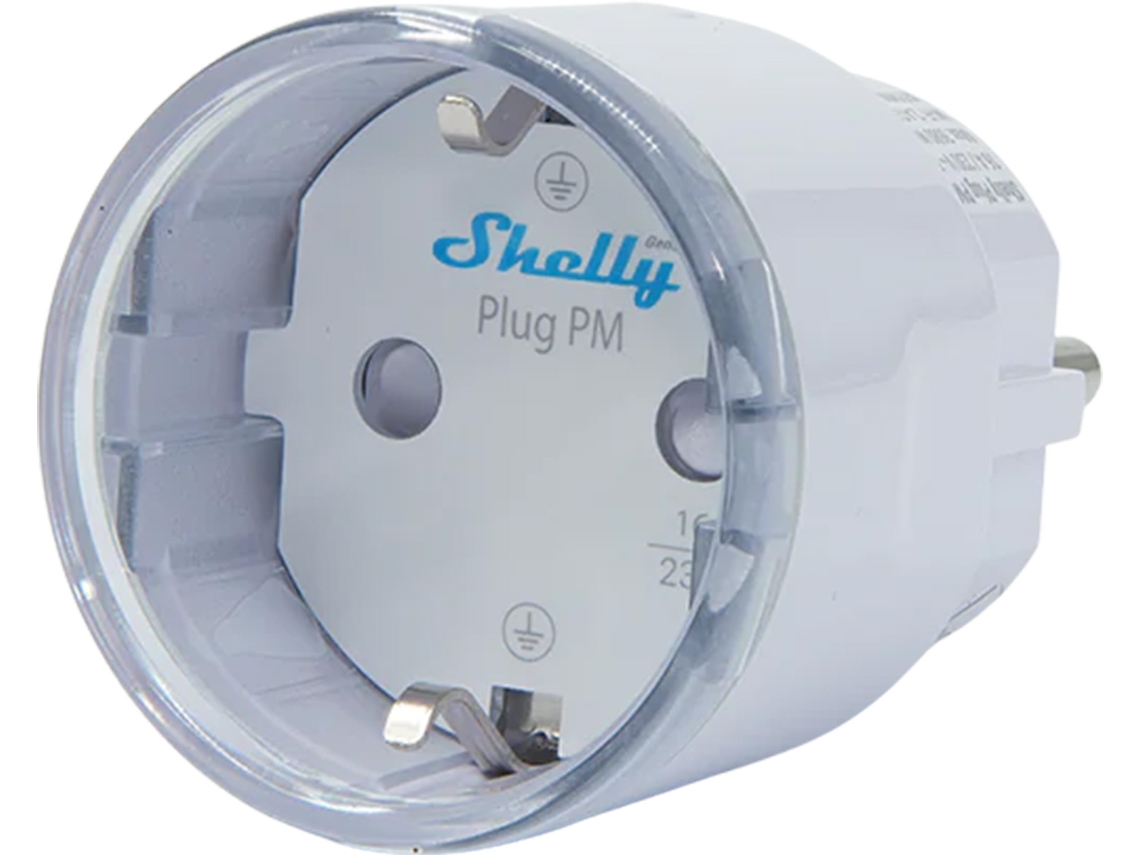 Tomada Inteligente Shelly Plug Pm Gen3 13a Para Sistema De Casa Inteligente Com Matter